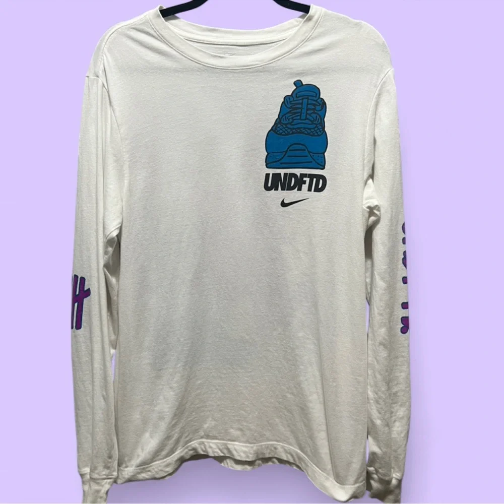 2020 NIKE AIR MAX 90 x UNDFTD T-shirt sz S WHITE PROMO RARE